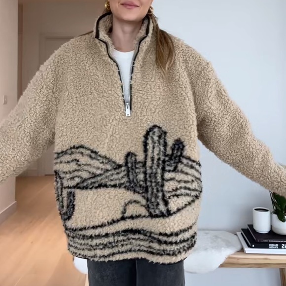 Zara Viral Cactus Fleece - Picture 2 of 5